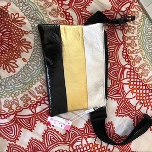 Cute gold black and silver Fanny pack